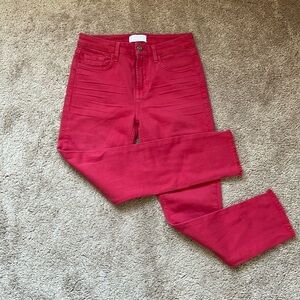 JEN 7 by 7 FOR ALL MANKIND CROPPED SKINNY JEANS